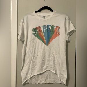 MAMIE RUTH ST PETE BURST TEE, SIZE M